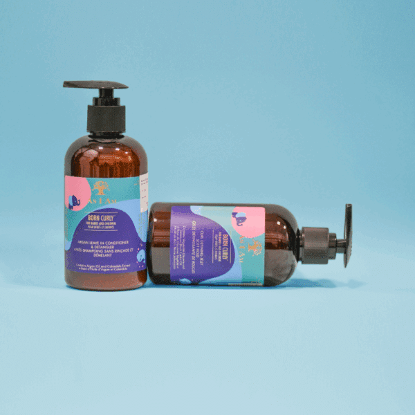 Balsam leave-in (fara clatire) pentru copii As I Am Naturally Born Curly Argan Leave-In Conditioner & Detangler 240ml