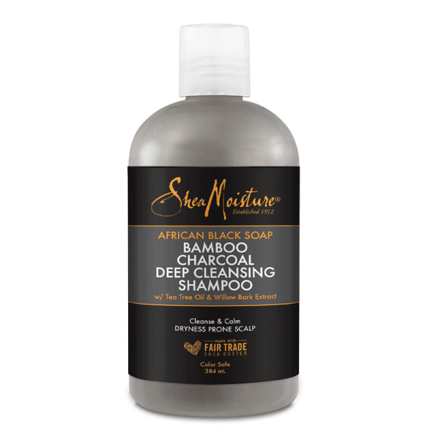Shea Moisture African Black Charcoal Deep Cleansing Shampoo384ml