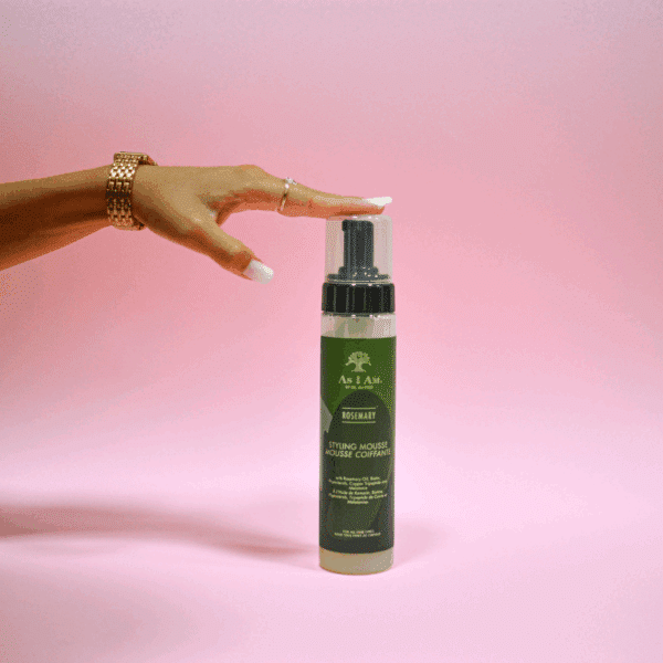 Spuma pentru styling cu ulei de rozmarin As I Am Rosemary Styling Mousse 237 ml