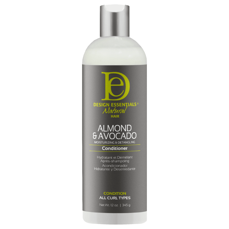 Balsam hidratant si pentru descurcare Design Essentials Almond & Avocado Moisturizing & Detangling Conditioner 334g