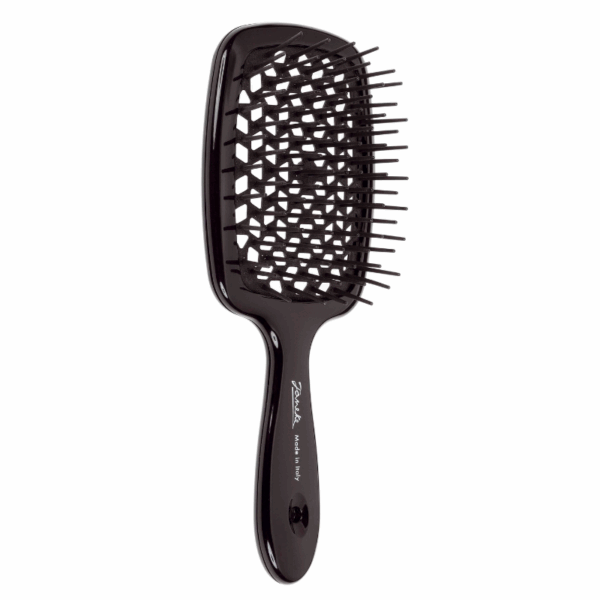 Perie profesionala Superbrush multifunctionala pentru intreaga familie – JANEKE Superbrush Famiglia, Negru, 20.5 cm