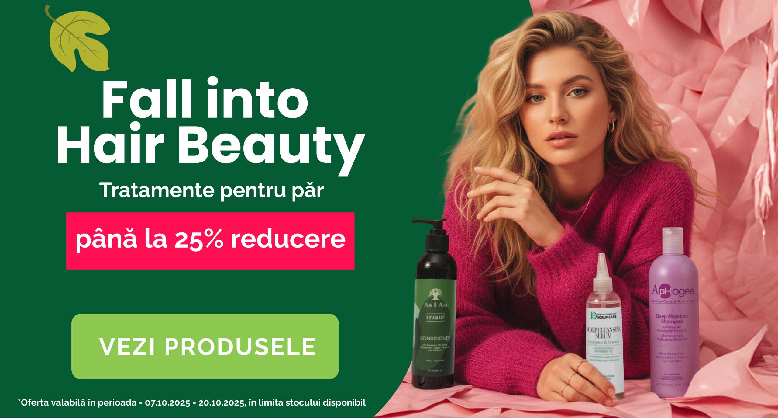 Banner fall into hair beauty sale la dazahaircare