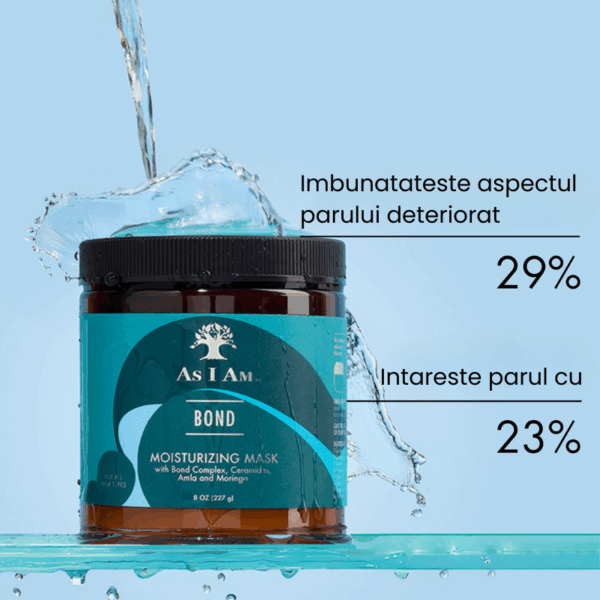 Masca hidratanta si reparatoare As I Am Bond Moisturizing Mask 227g