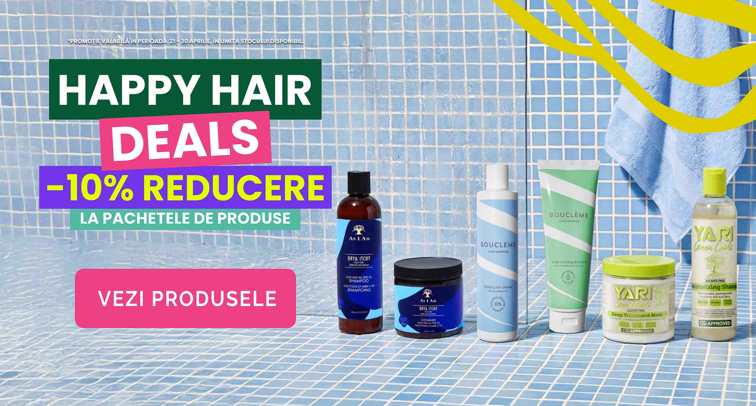 Banner campanie happy hair