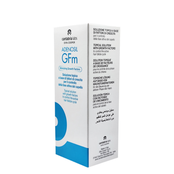 Tratament anticadere par cu factori de crestere Adenosil GFm Solutie topica 50ml