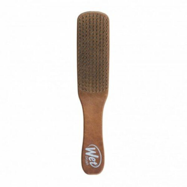 Perie de par pentru descurcare Wet Brush Men Detangler Brown Leather