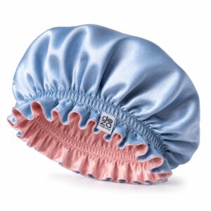06439E12-52FC-4E1F-B40F-913DF060FDC4_1_105_c Boneta din satin reversibila DAZA Haircare Double Face Baby Blue & Pink