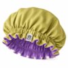 2565D3B0-826E-4928-9CB1-6793E799C134_1_105_c Boneta din satin reversibila DAZA Haircare Double Face Chartreuse & Purple