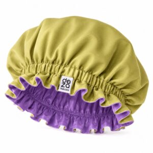 2565D3B0-826E-4928-9CB1-6793E799C134_1_105_c Boneta din satin reversibila DAZA Haircare Double Face Chartreuse & Purple