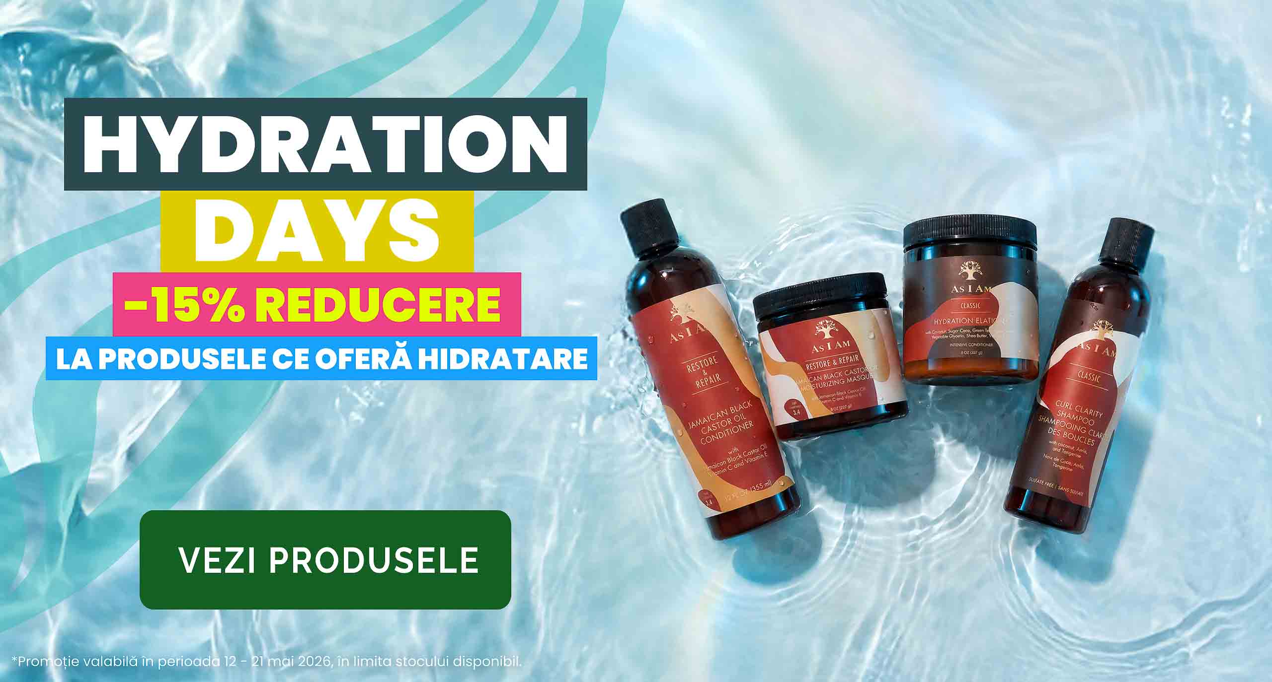 Banner campanie hydration la dazahaircare