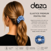 BLUE 2 Elastic de par din satin DAZA Haircare Light Blue