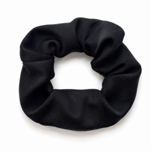 Elastic de par din satin DAZA Haircare Black