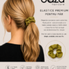 Elastic de par din satin DAZA Haircare Chartreuse