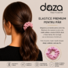DUSTY PINK Elastic de par din satin DAZA Haircare Dusty Pink