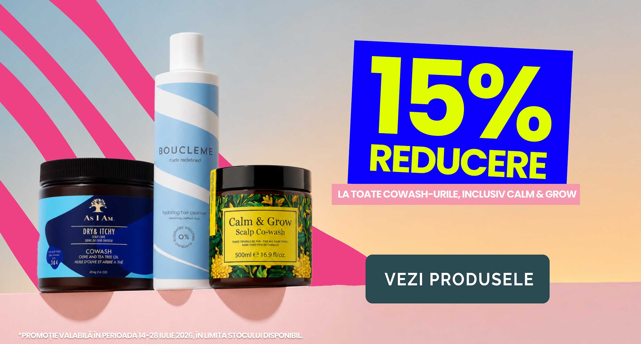 Banner campanie cowash la dazahaircare