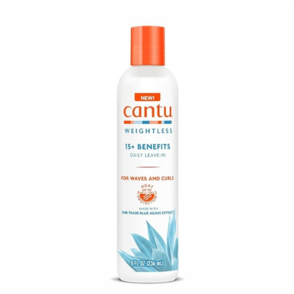 Balsam de par fara clatire Cantu Weightless Agave 15+ Benefits Daily Leave-In Cream 236 ml