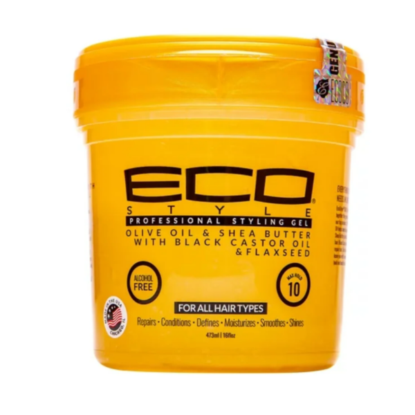 Eco Styler Gold 473ml Gel de styling cu uleiuri si unt de shea Eco Style Gold Styling Gel 473ml