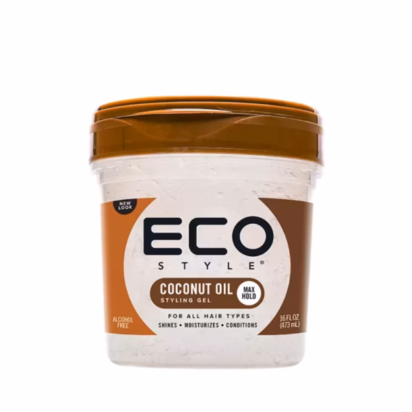 Gel de styling fixare puternica si hidratare EcoStyle Coconut 473ml