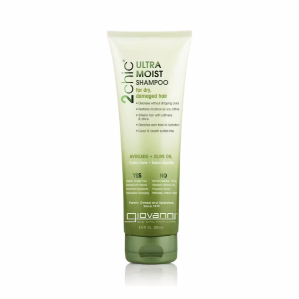Sampon hidratant pentru par uscat si deteriorat Giovanni 2Chic Ultra-Moist Shampoo 250ml