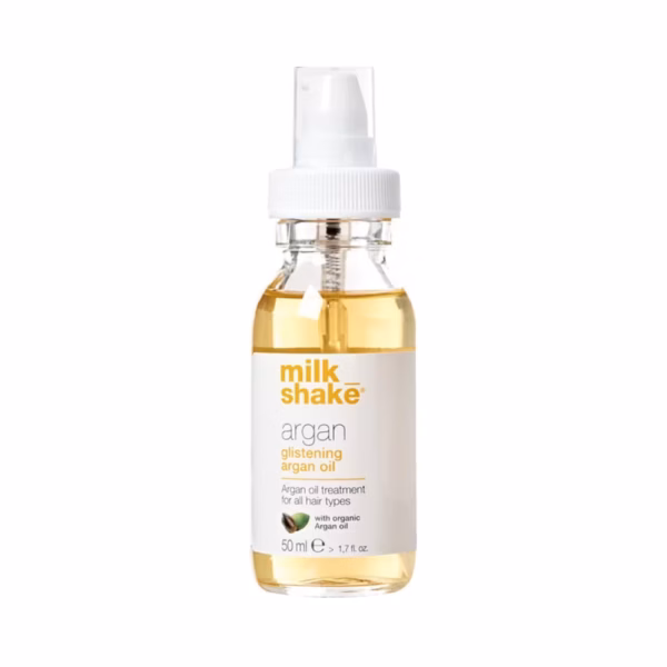 ulei-argan-milkshake Ulei de par cu argan pentru hidratare si stralucire Milk Shake Glistening Argan Oil 50ml