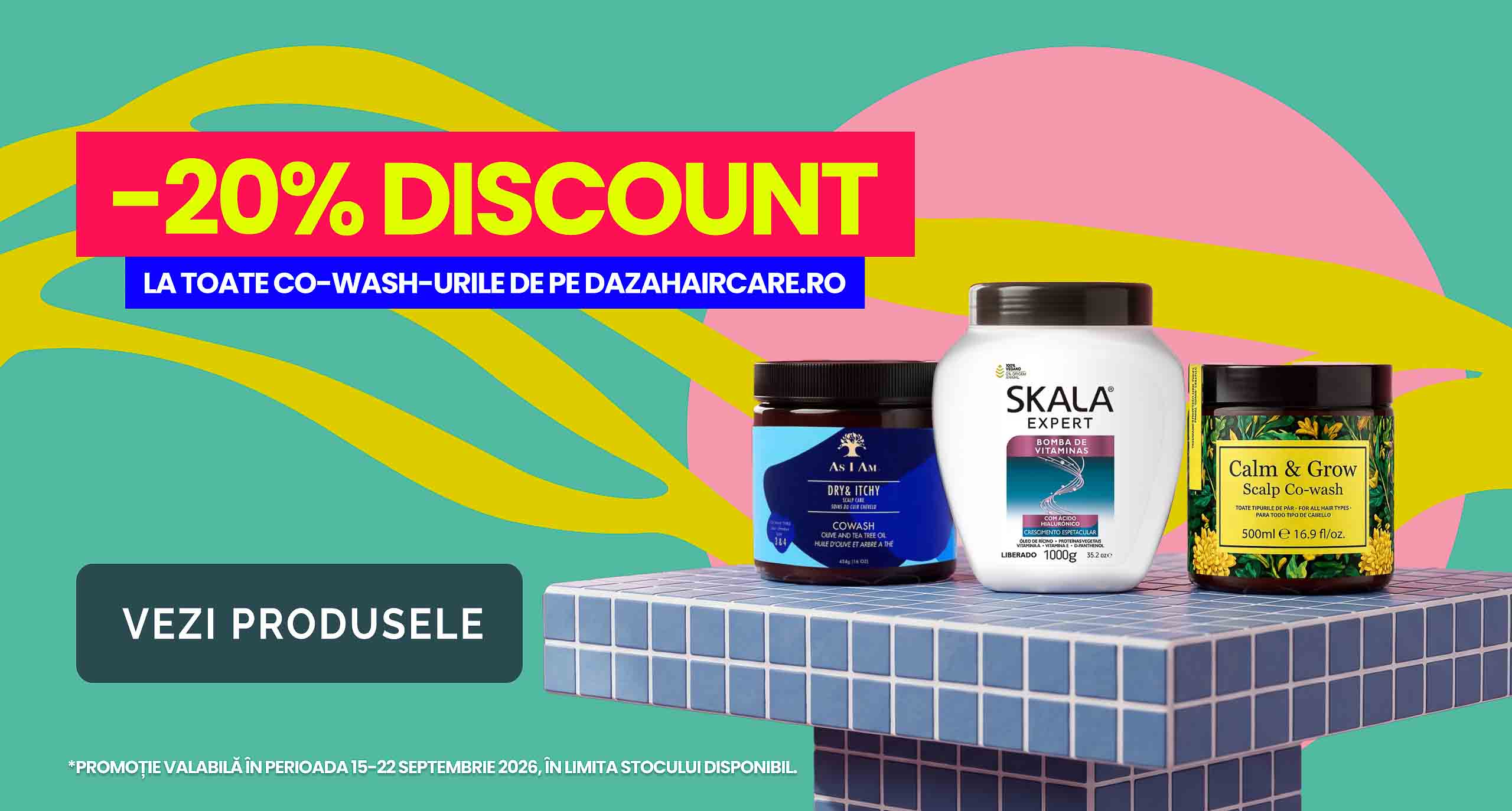 Banner campanie body care la dazahaircare