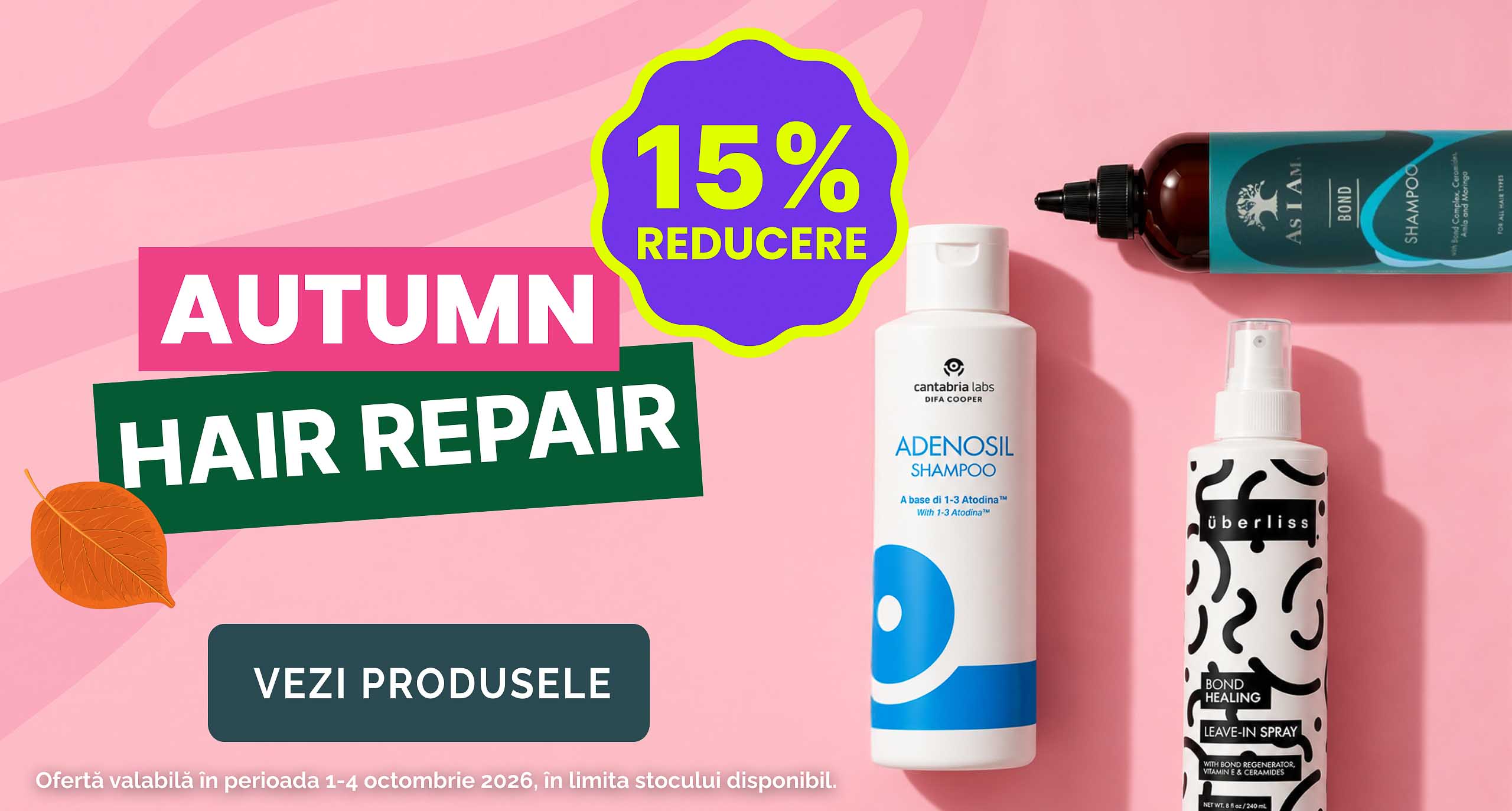 Banner campanie aurum repair la dazahaircare