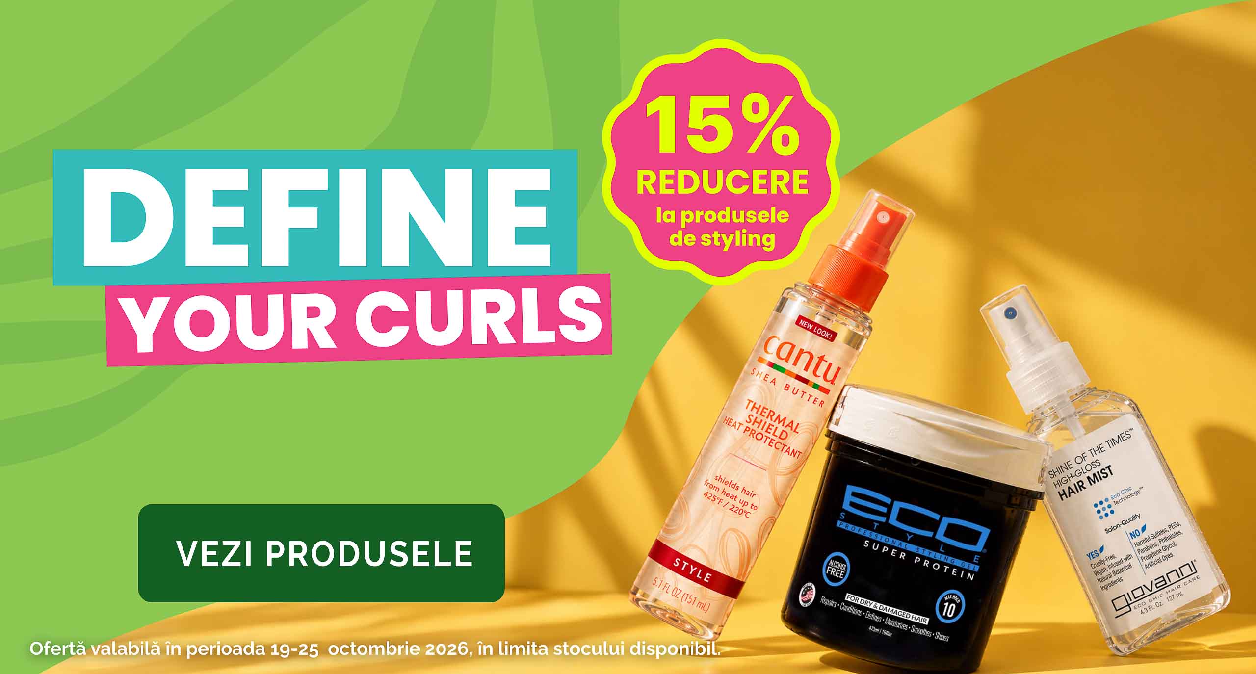 Banner campanie pure project la dazahaircare